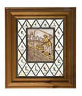 Treatyse stained glass window
